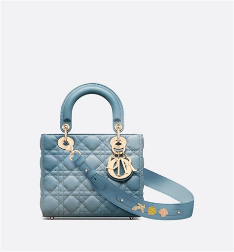 lady dior bag cloud blue|denim Lady Dior Bag.